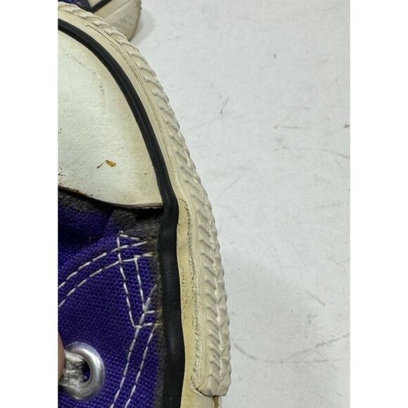 Vintage Converse All Star Chuck Taylor Purple High Top Made in USA Mens Size 5 - Picture 7 of 11